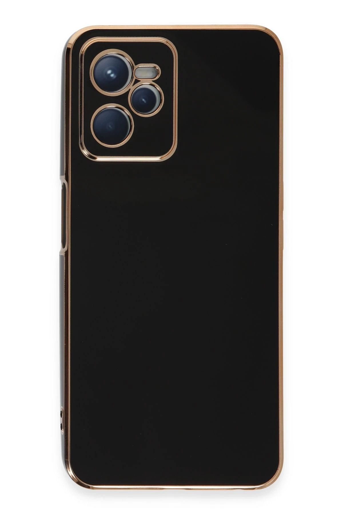 NewFace Realme C35 Kılıf Volet Silikon - Siyah DPMAH