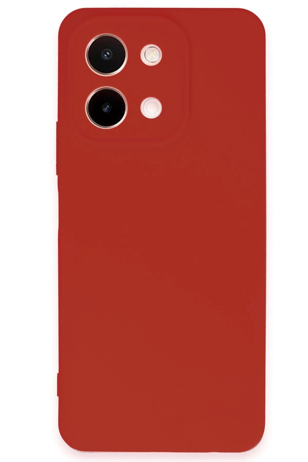 NewFace Vivo Y28 Kılıf First Silikon - Kırmızı INSLM