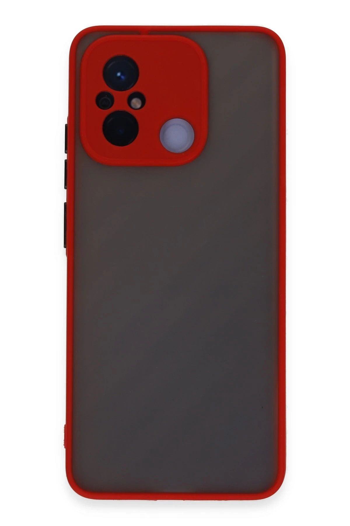 NewFace Xiaomi Redmi 12C Kılıf Montreal Silikon Kapak - Kırmızı INSLM