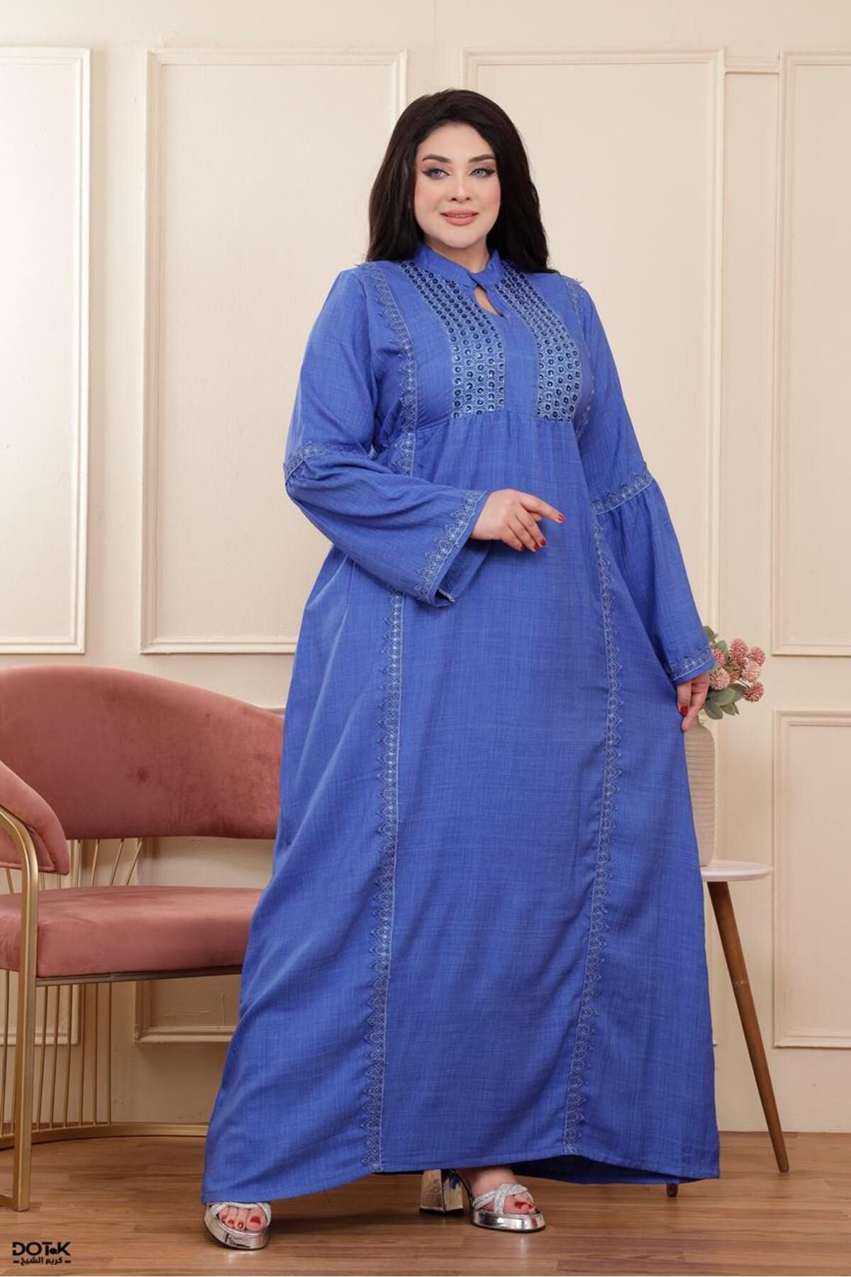 Generies-Linen abaya made of light and comfortable linen material with an elegant and modern design, ideal for everyday use 1