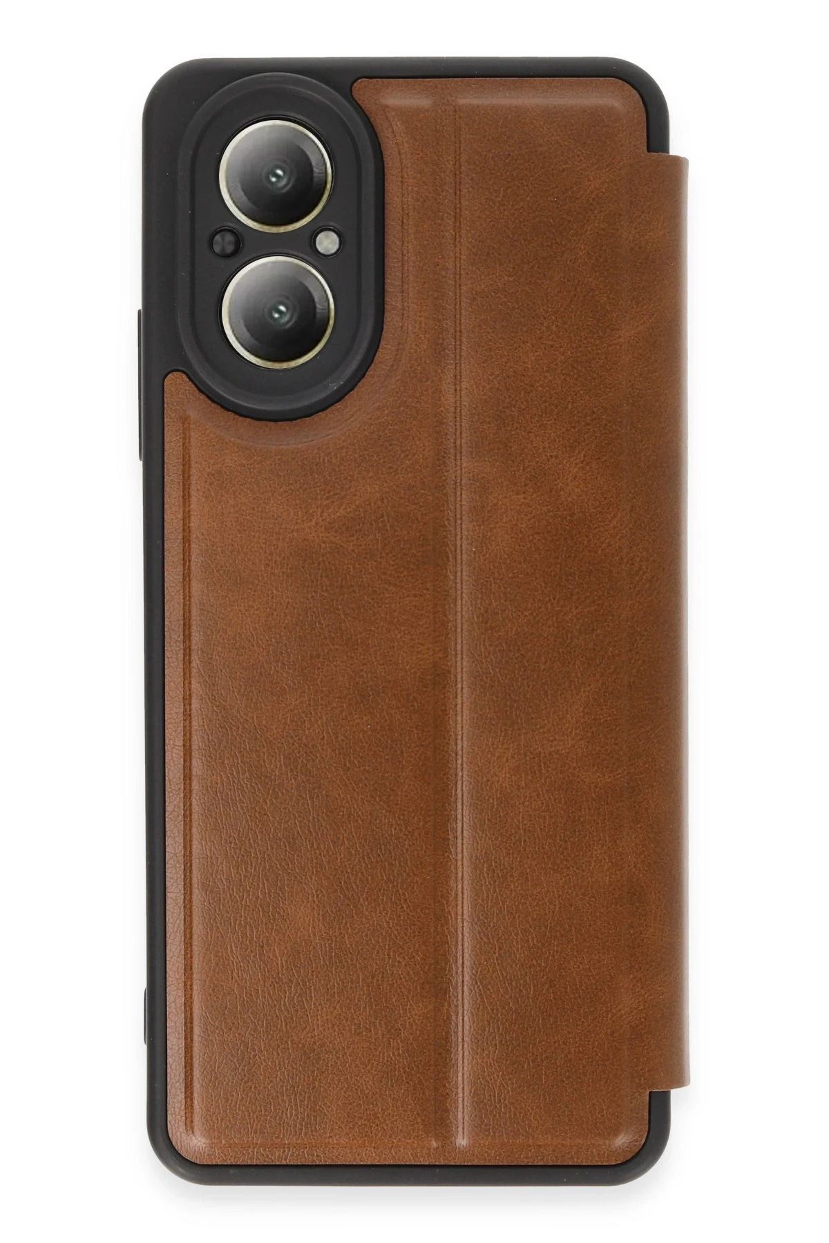 NewFace Realme 12 Lite Kılıf Flip Cover - Taba YNSMR