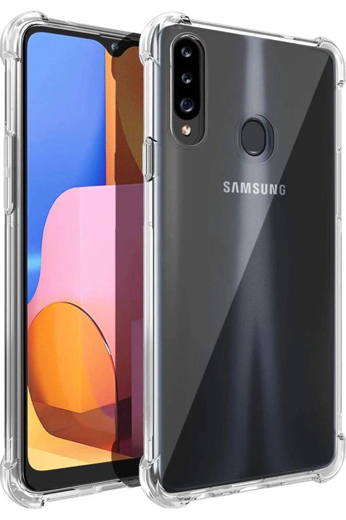NewFace Samsung Galaxy A20S Kılıf Olex Tpu Silikon YNSMR