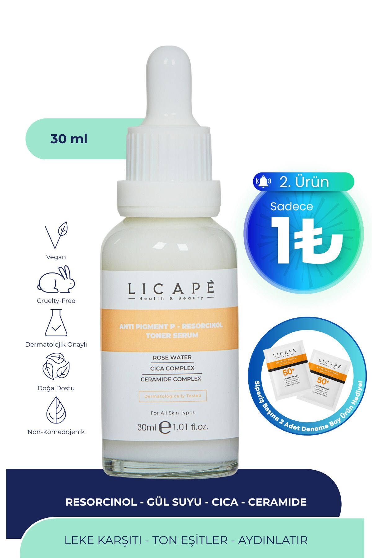 Licape Resorcinol Leke Karşıtı Toner Serum