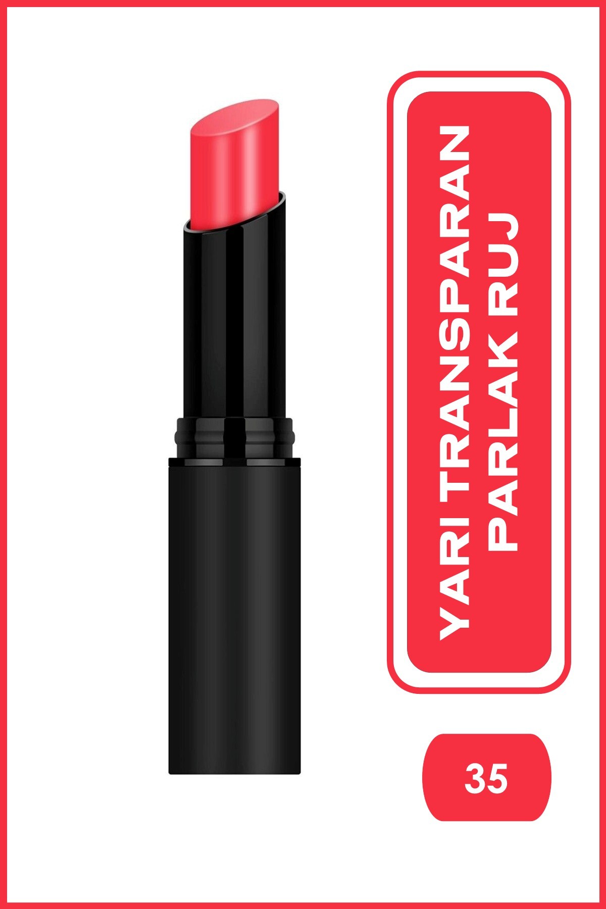 گلدن رز رژ لب نیمه شفاف Sheer Shine Stylo شماره 35، 3 گرم