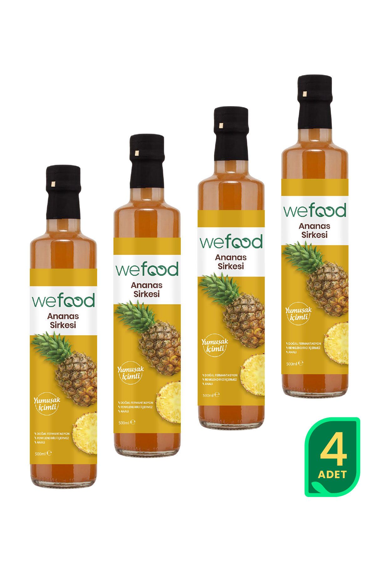 Ananas Sirkesi 500 ml 4'lü