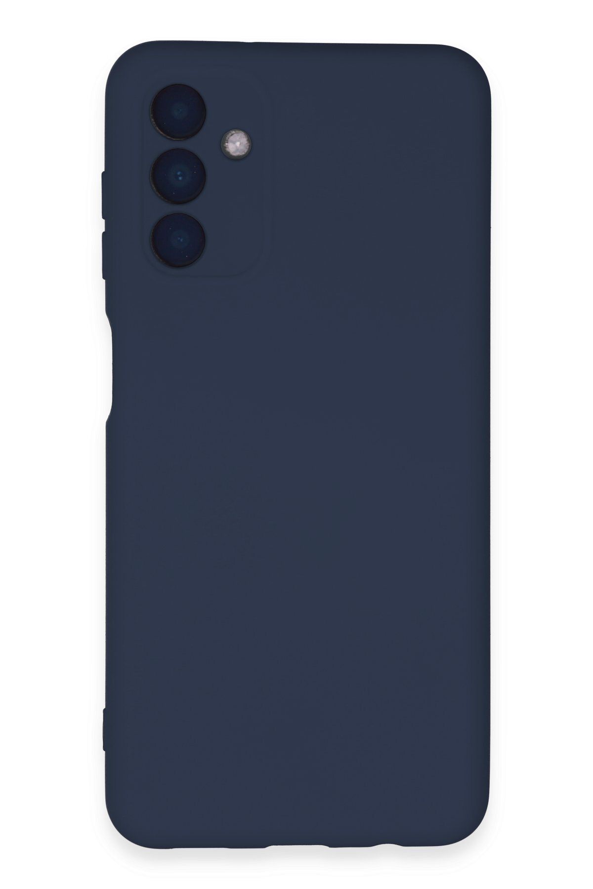 cepmoda Galaxy A24 4G - Uyumlu içi kadife Soft-Nano Doku Kapak/Kılıf - LACİVERT
