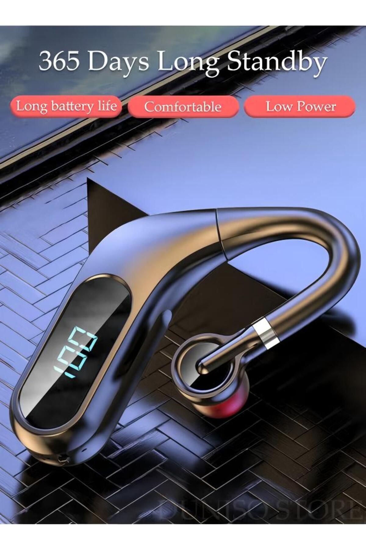Generic-Duniso Bluetooth Headset Wireless Headset Business Headset Noise Reduction Microphone Headset 4