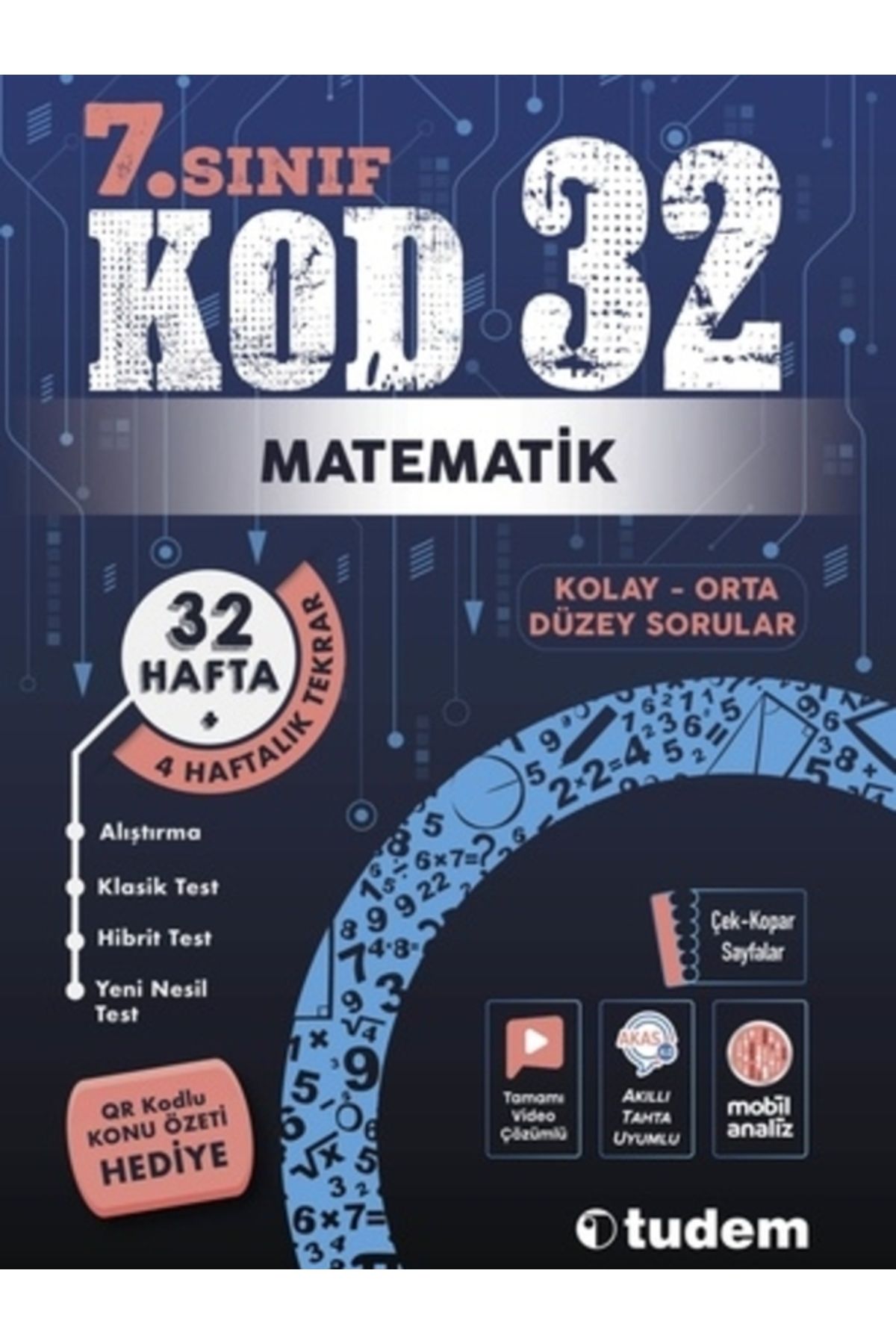 Tudem Yayınları TUDEM 7.Sınıf Matematik Kod 32 (degerkitap)