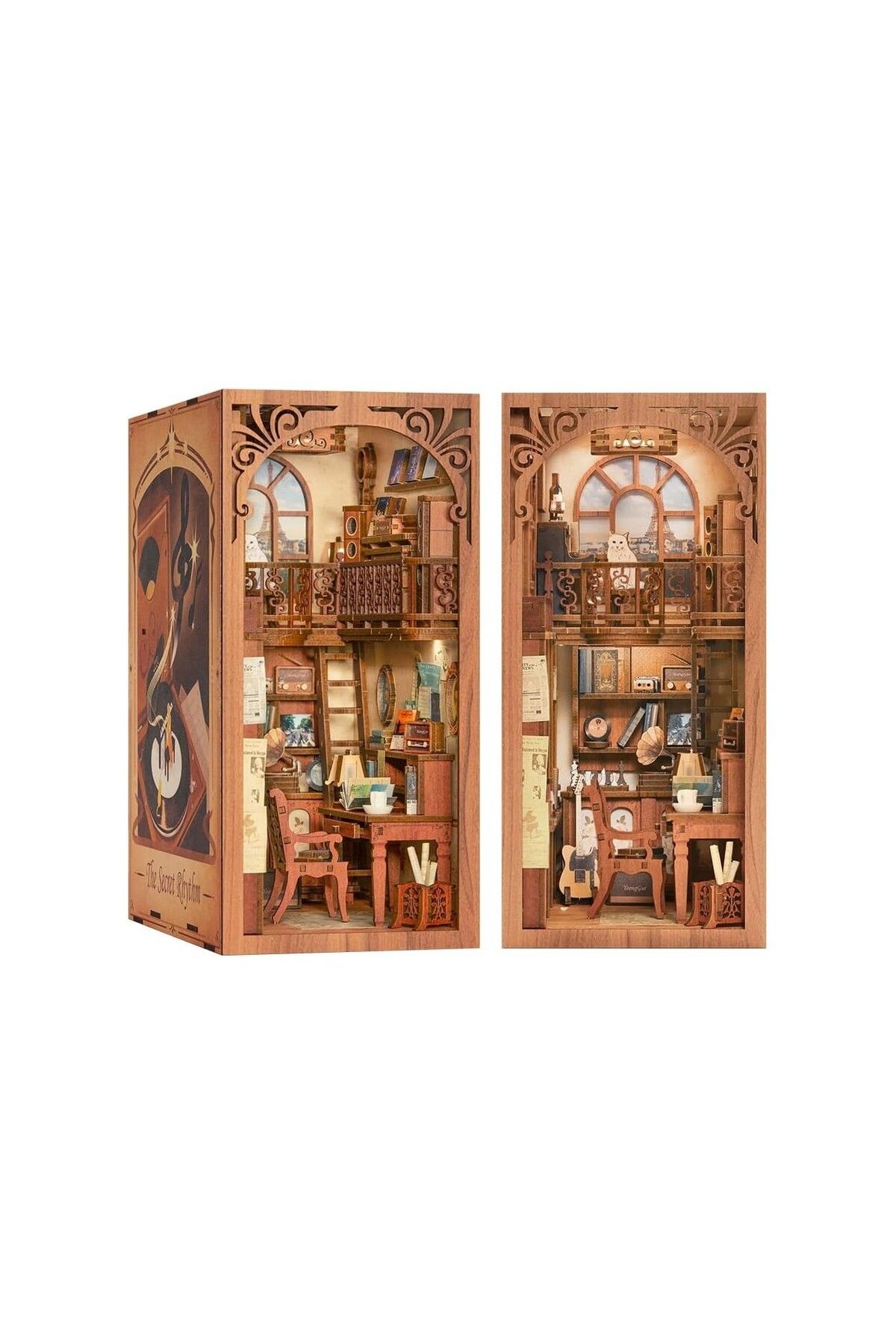 CUTEBEE Puzzle 3d, Cotor De Carte Diy, Ritm Secret, 355 De Piese - One Size