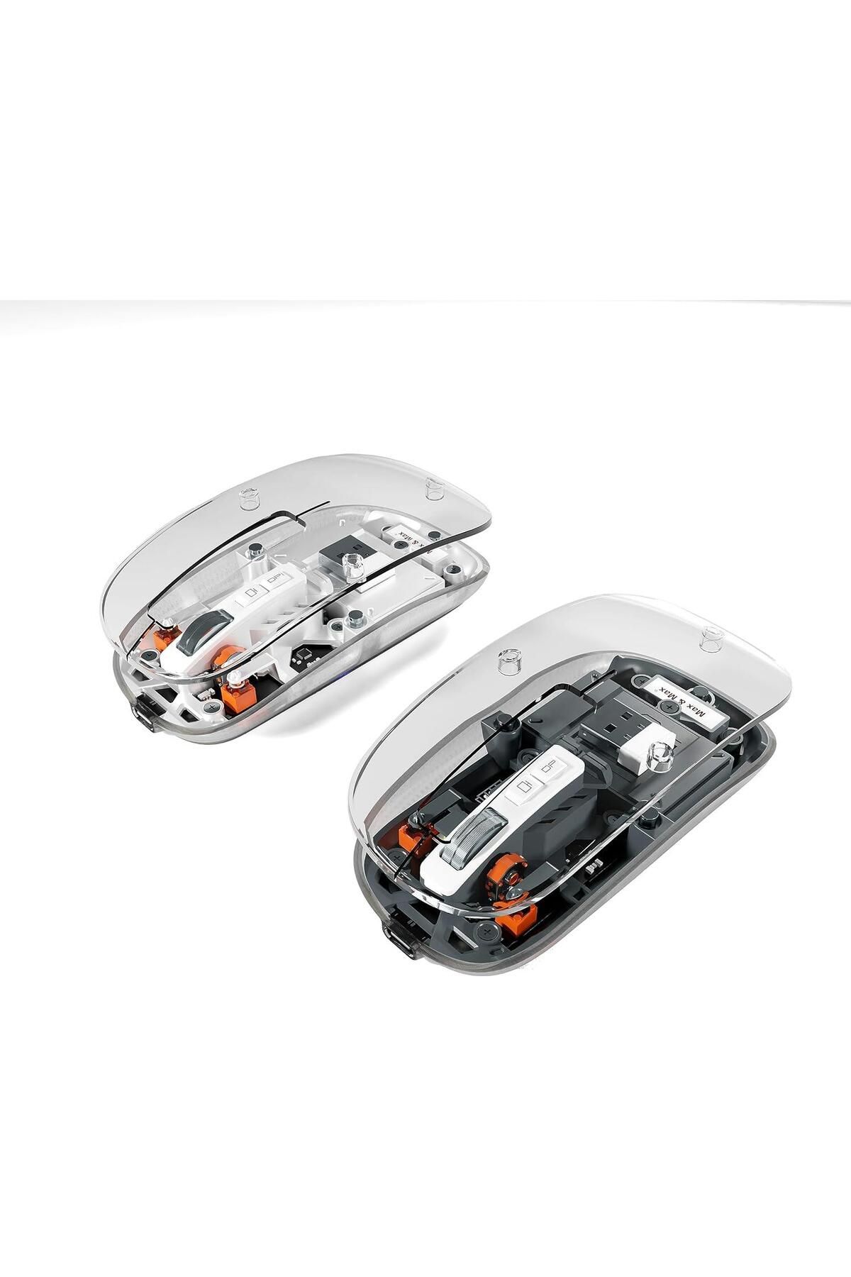 Max&Max-Max & Max Transparent Mouse White MXM-T901 1