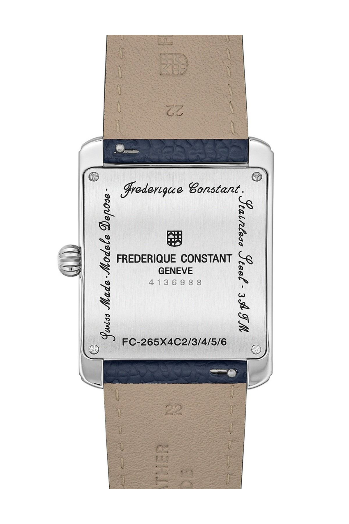 Frederique Constant-Γυναικείο Ρολόι Fc-265n4c6, Quartz, 30mm, 3atm 3