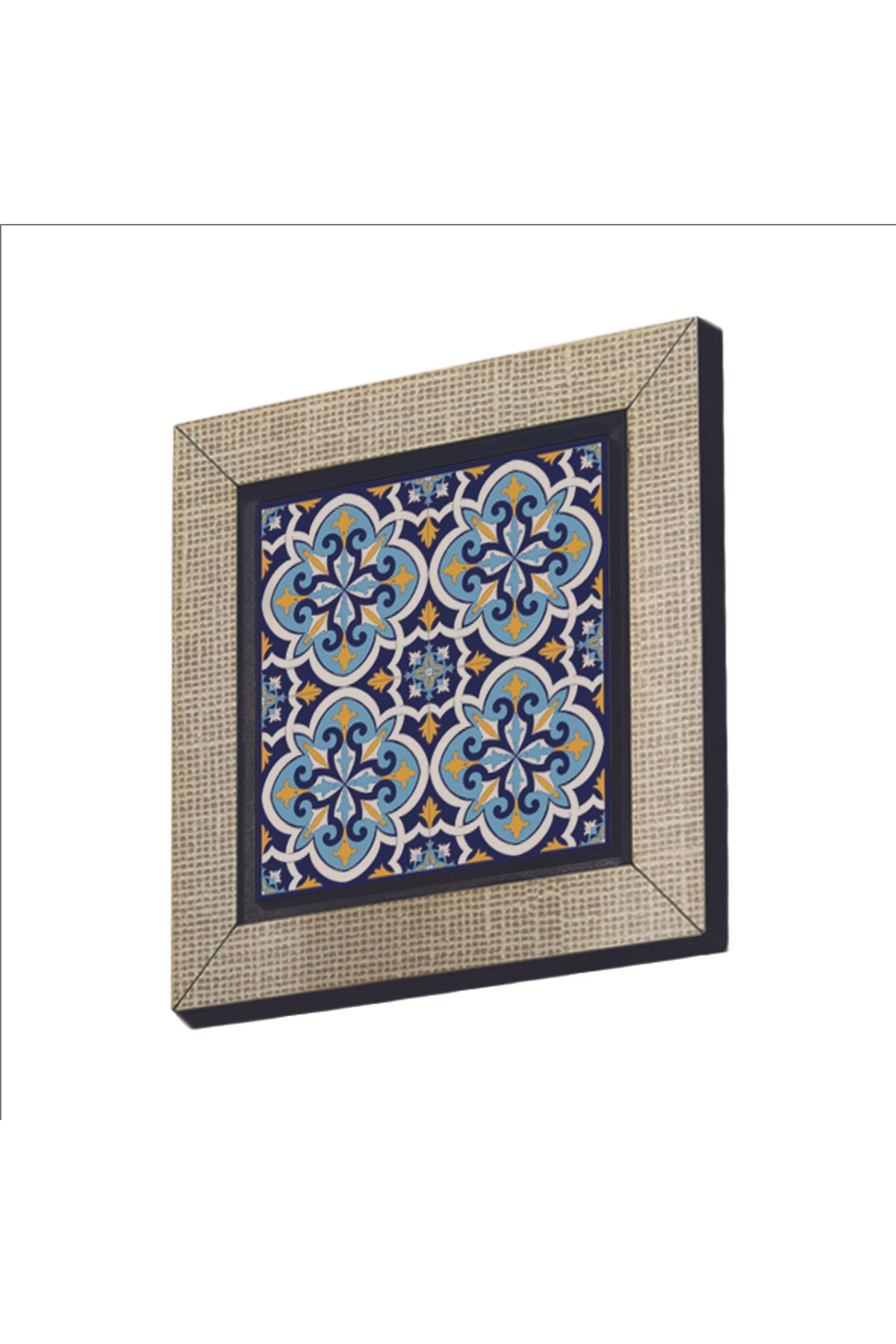 Sadrazam İtalyan Deseni Baskılı MDF Magnet (7 X 7 KD-73)