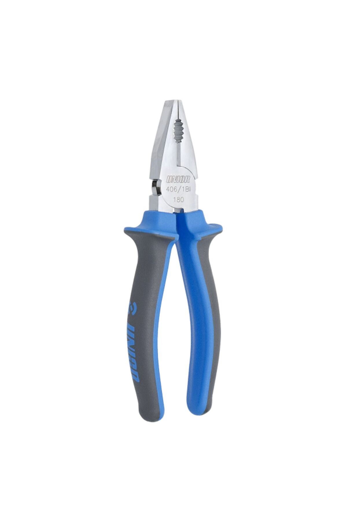 Unior-406/1BI Handles Combination Plier with Semicircle and Cutting Edge 18cm 1