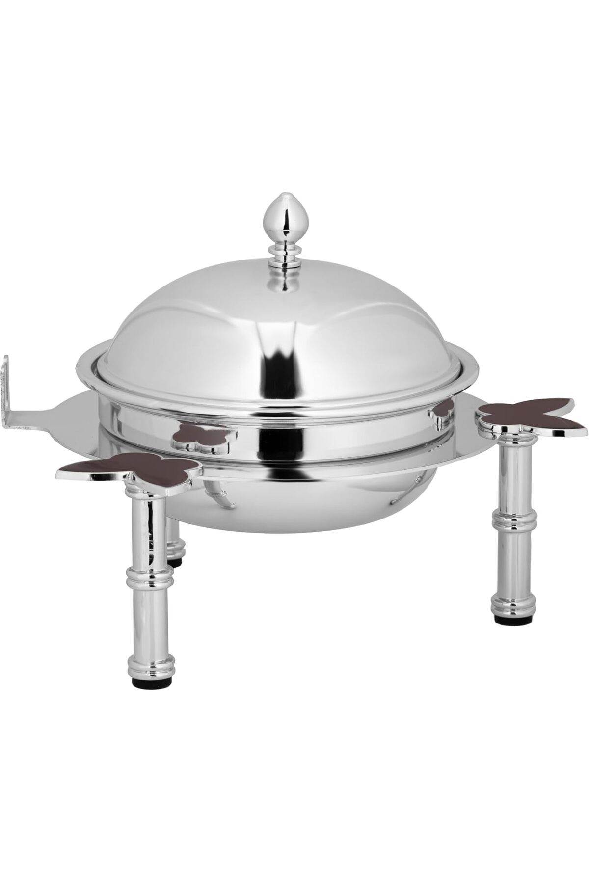 ALSAIF-Rqah Circular Dates Bowl With A Lid Is Of Unique Quality And High Durability, Nickel 5