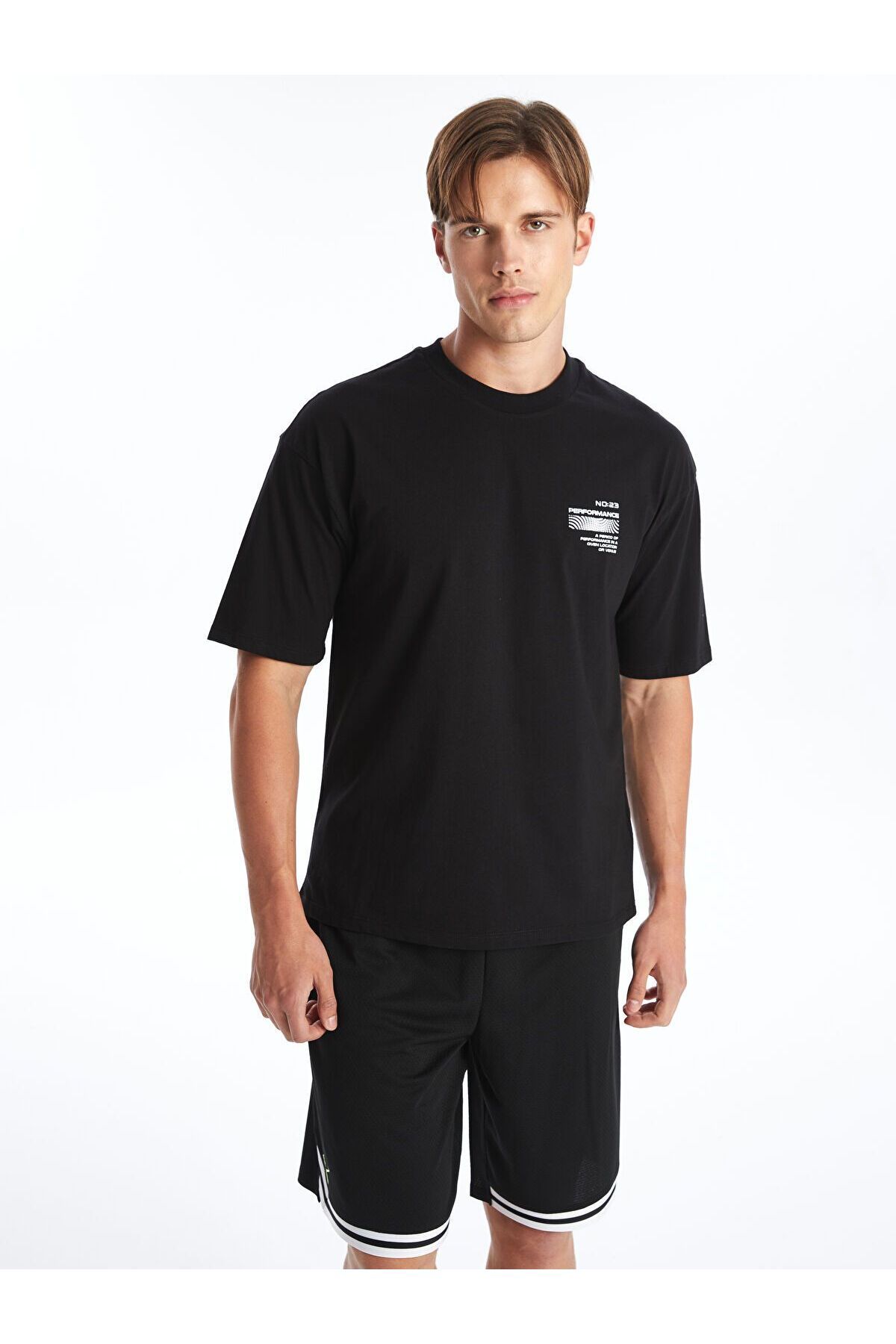 LC Waikiki DRY-TECH Bisiklet Yaka Kısa Kollu Erkek Spor Tişört
