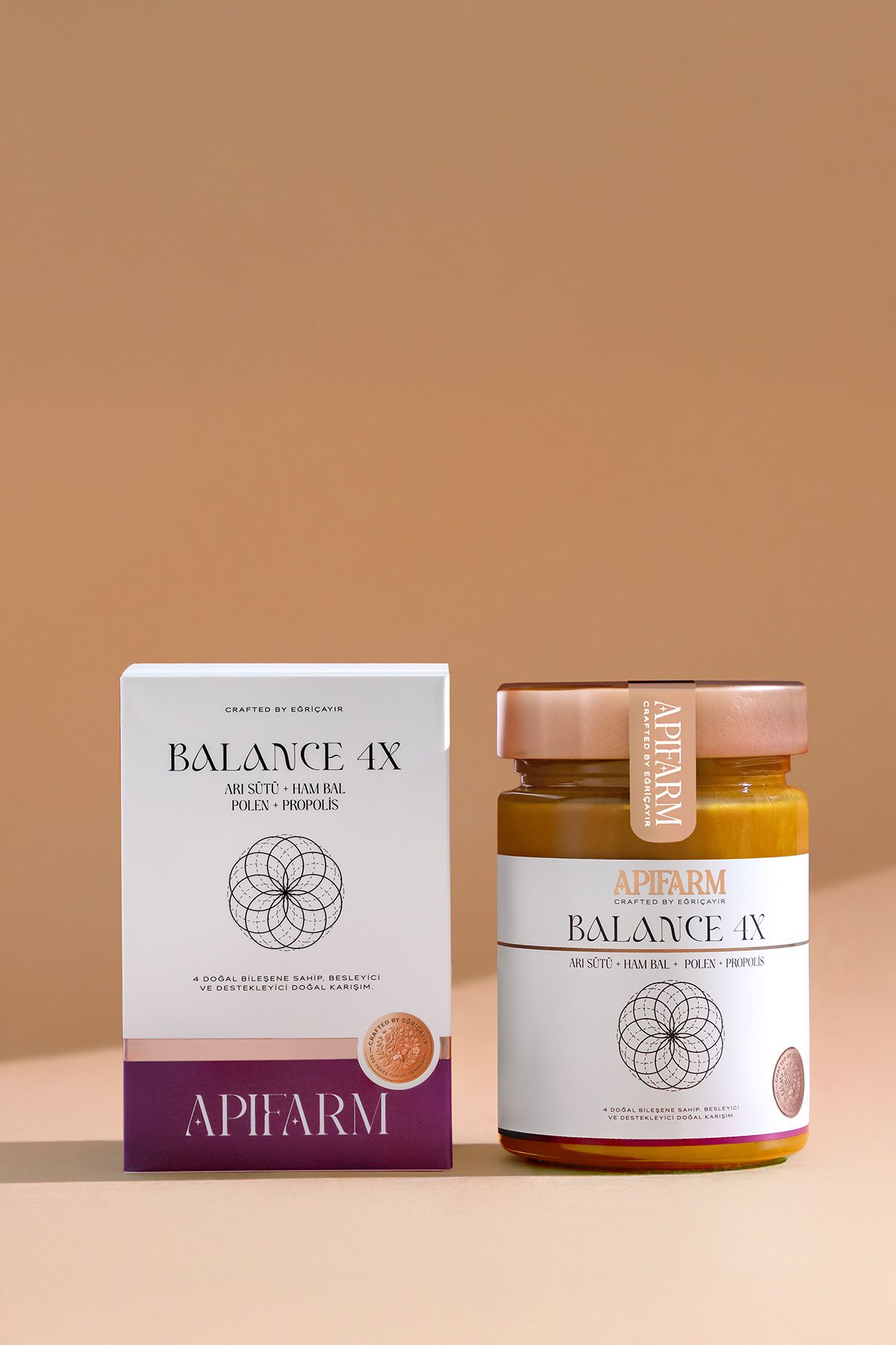 Apifarm Balance 4X Arı Sütü + Ham Bal + Polen + Propolis