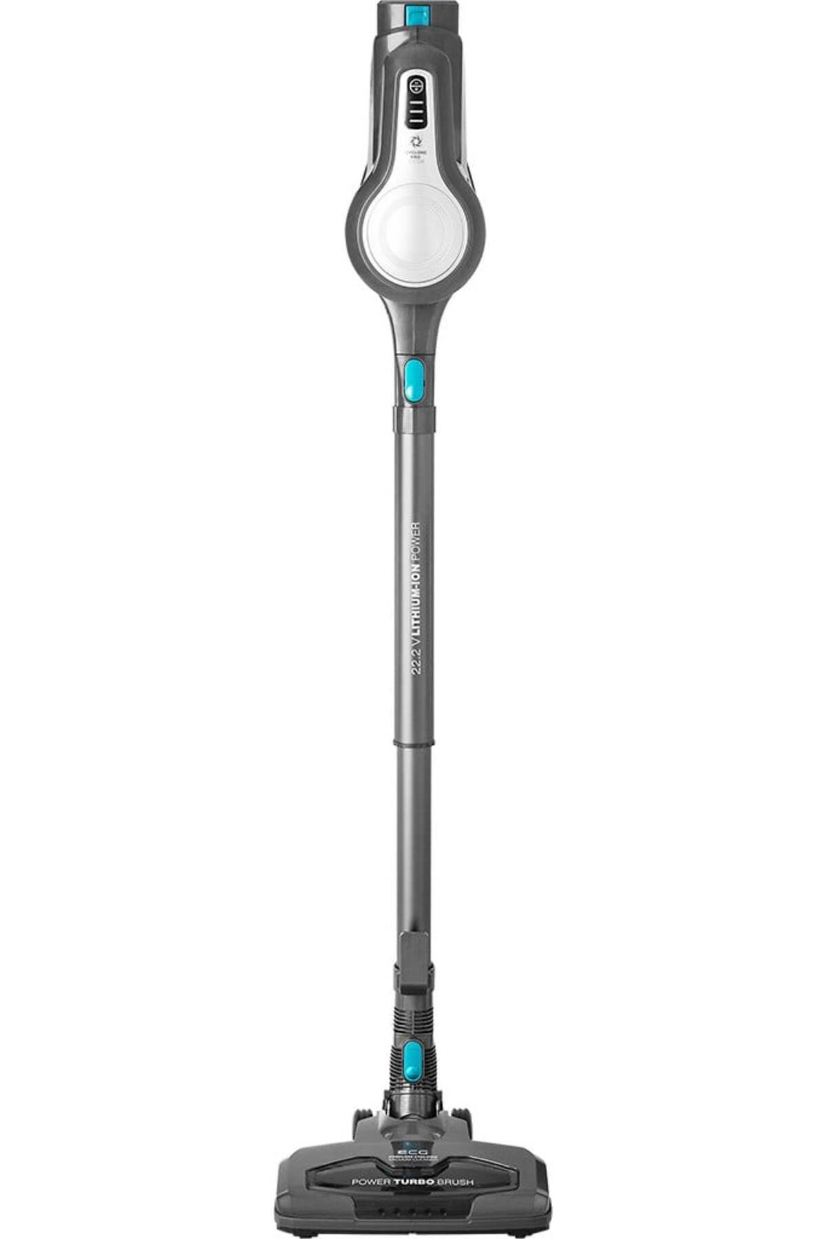 ECG-Aspirator Vertical Portabil 2in1 Vt 3630 Alan, 130 W, Baterie Li-ion 22.2 V, Recipient 1.2 L 2