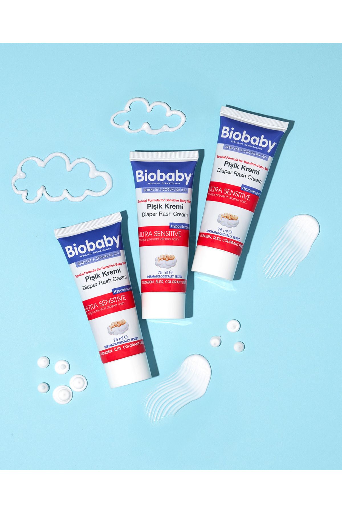 Biobaby-كريم طفح الحفاضات للأطفال والرضع فائق الحساسية 2 × 75 مل 5