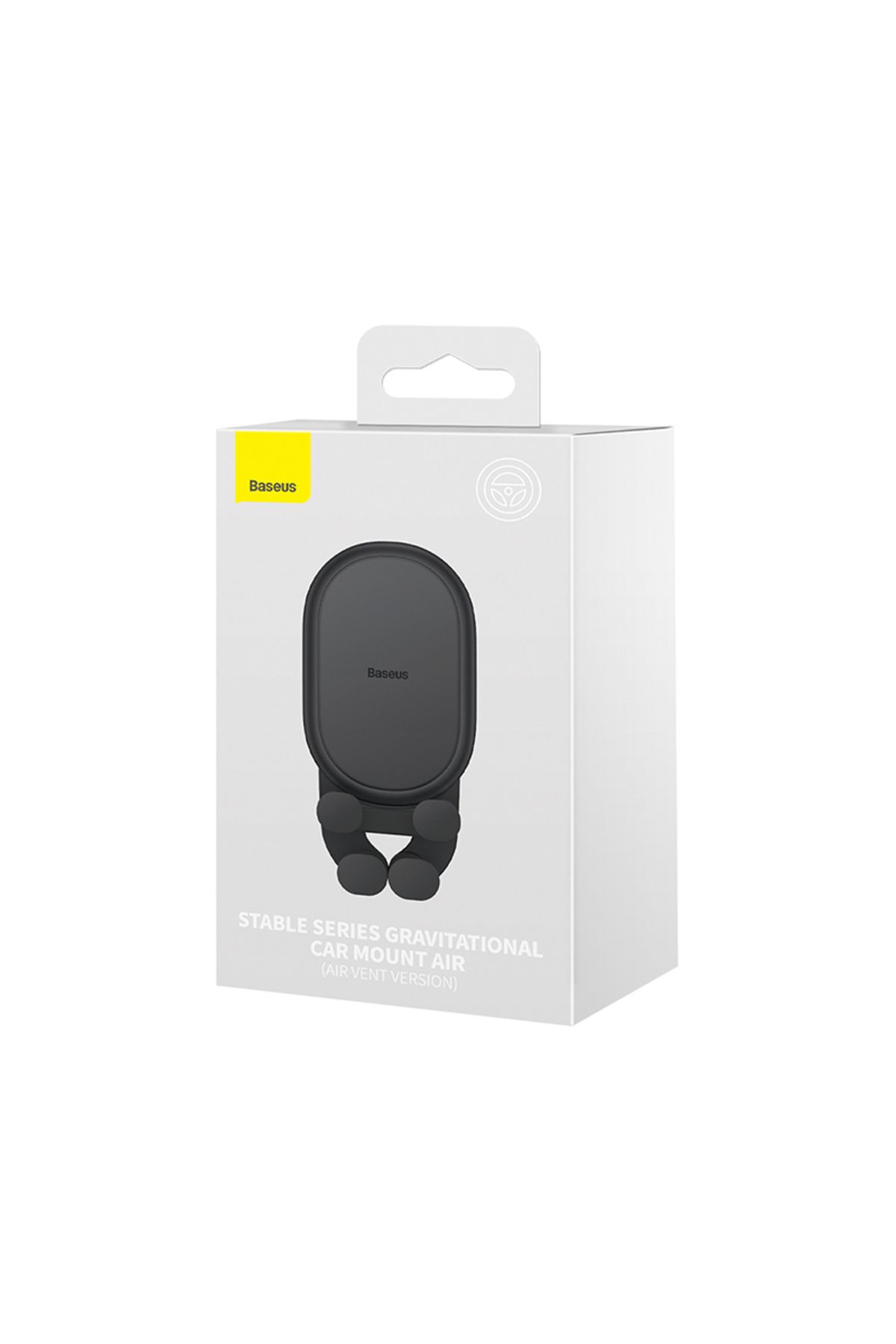 Baseus-Stable Gravitational Car Mount Air Vent Phone Holder Bracket (Air Outlet Version) - Black 8