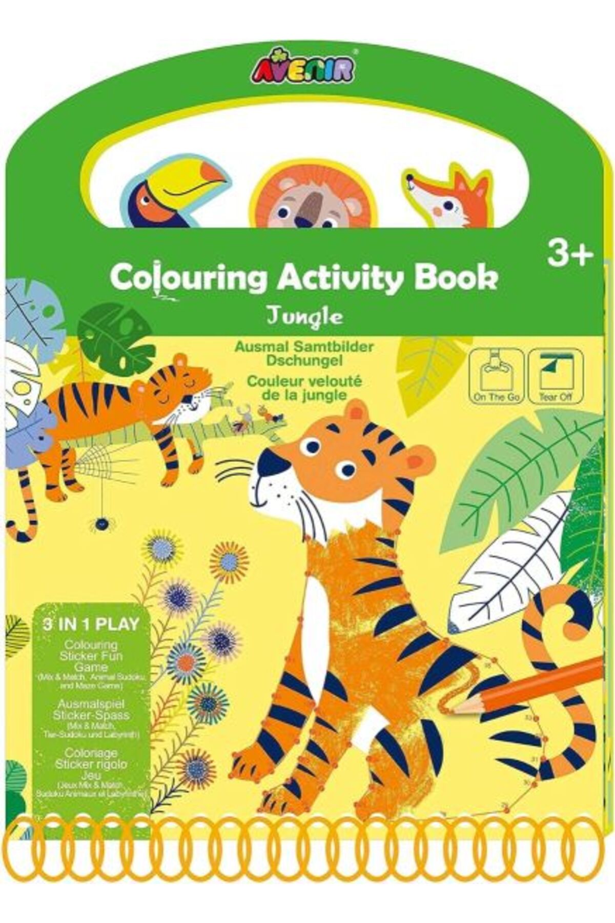 کتاب کار رنگ‌آمیزی آونیر - جنگل