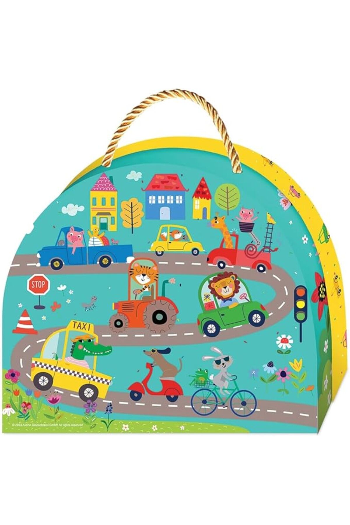 آونیر جعبه بازی دست‌های کوچک شهر حیوانات