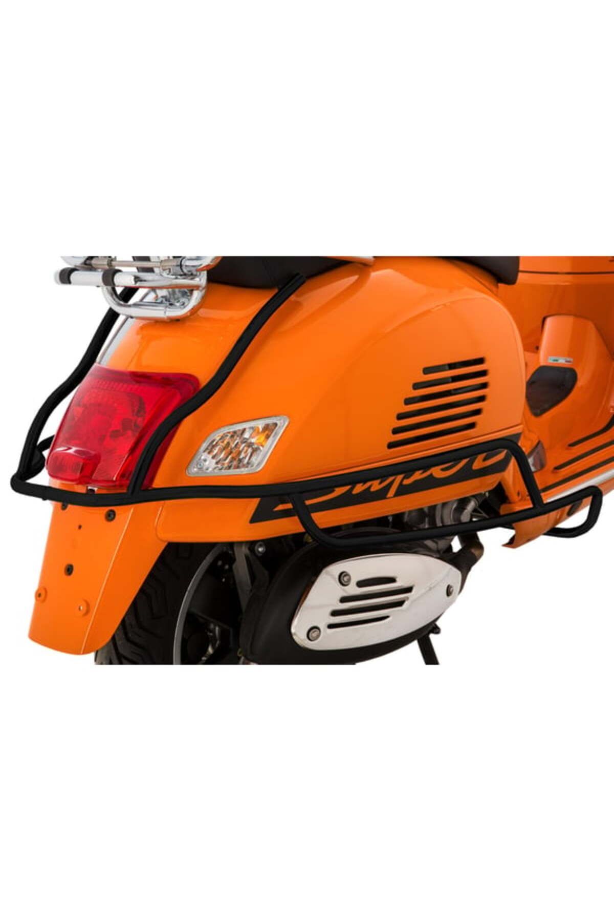 Fa.Italia Vespa GTS-GTV Arka Yan Koruma Demiri *Mat Siyah* (2006-2022) / FA ITALIA Uyumlu