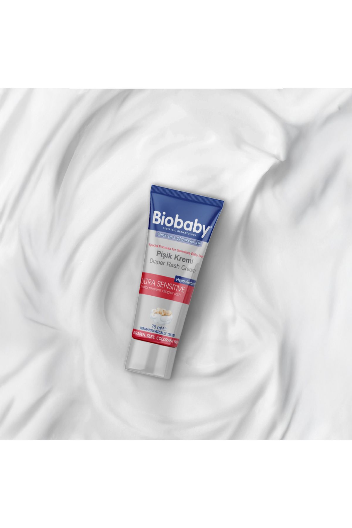 Biobaby-كريم طفح الحفاضات للأطفال والرضع فائق الحساسية 2 × 75 مل 2