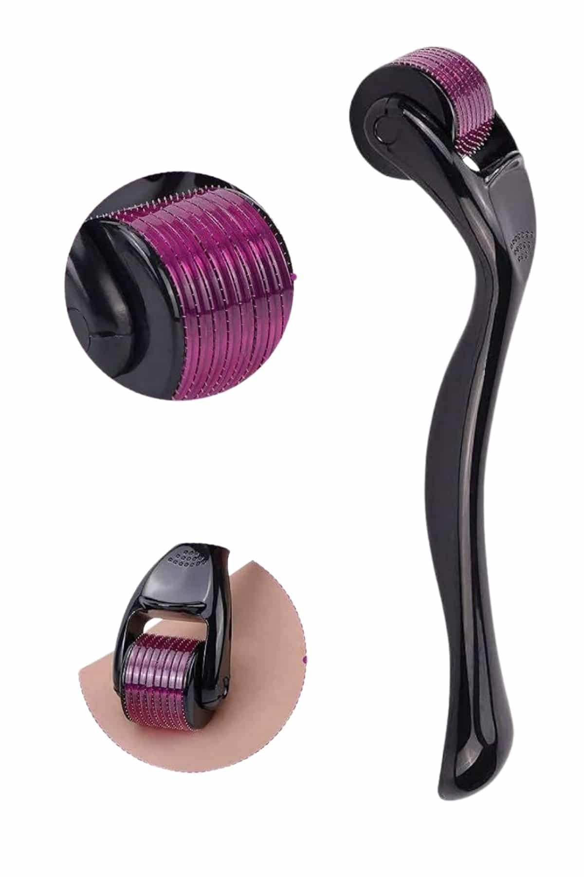 UCUZ TOPTAN PERAKENDE Titanyum Uçlu Derma Roller 540 İğneli 1 mm Gözenek Azaltıcı İzlerine Uygun