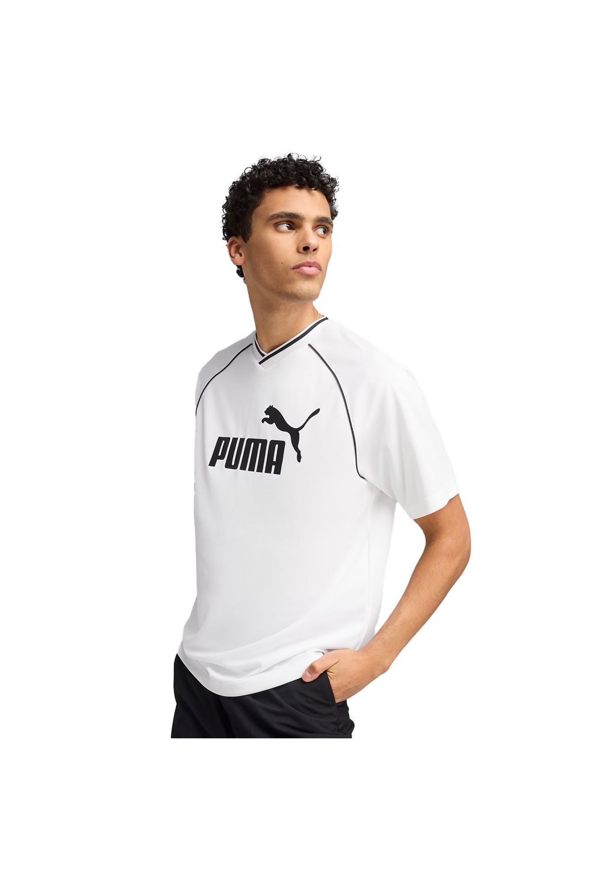 Puma Essential Erkek Beyaz Futbol Forma 68826402