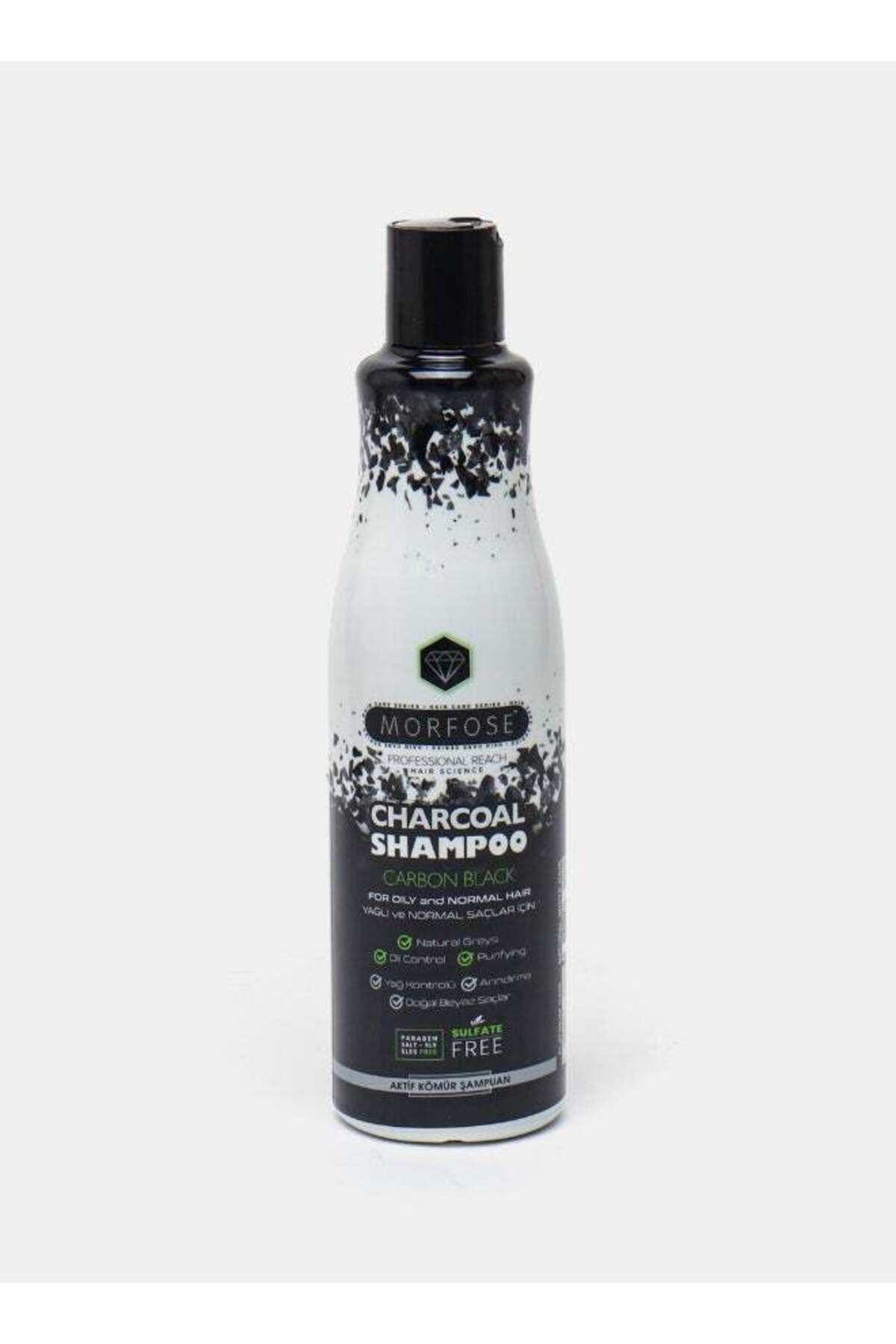 Morfose-Morfose Charcoal Carbon Black Shampoo for Deep Cleanse - 500ml 1