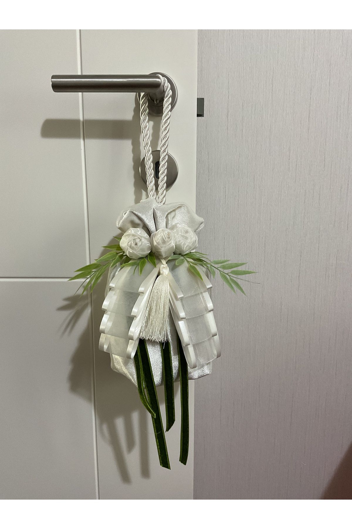 Hyatt Concept Kapı Kolu/Dolap Kulbu İçin Hediyelik Çiçekli Dekoratif dolgulu Kadife Kese parti malzemesi