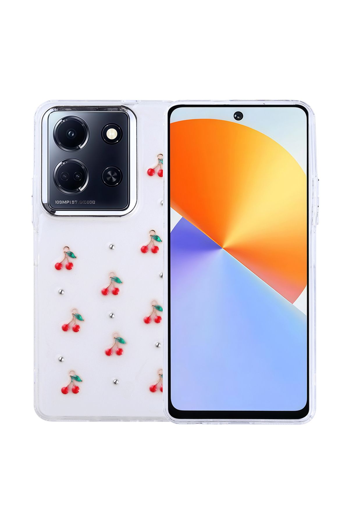 Zipax İnfinix Note 30 5G Kılıf Airbag Tasarımlı Simli Zr-Kutup