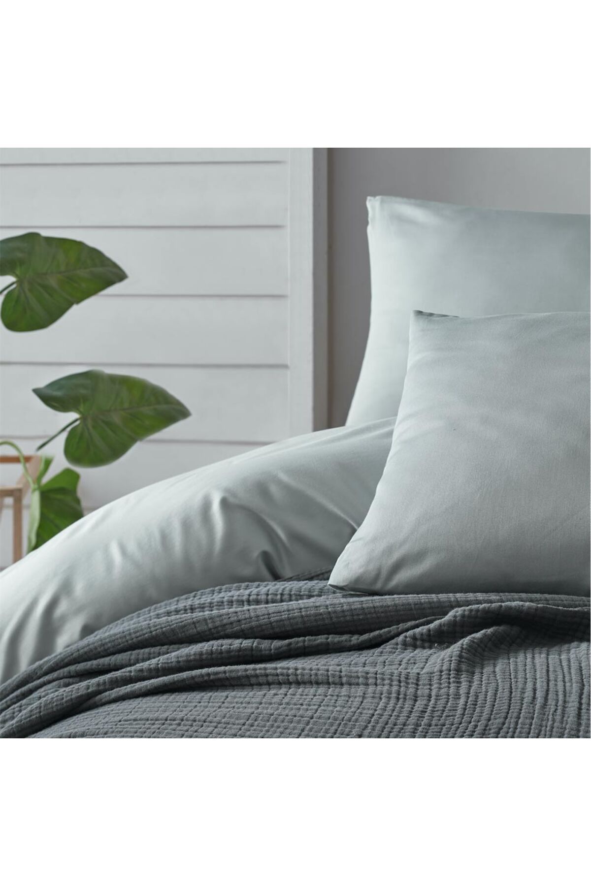 Homelux-Pled Ray, 200x220 cm, 100% cotton, anthracite 1