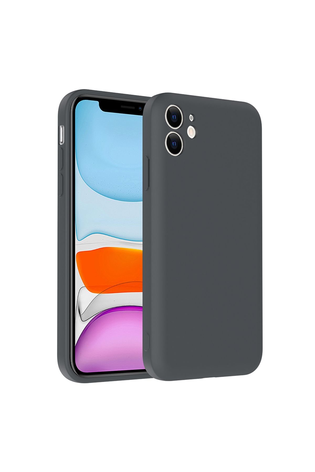 Kupa iPhone 11 Kılıf Kamera Korumalı Kartlık Hazneli Silikon Kapak