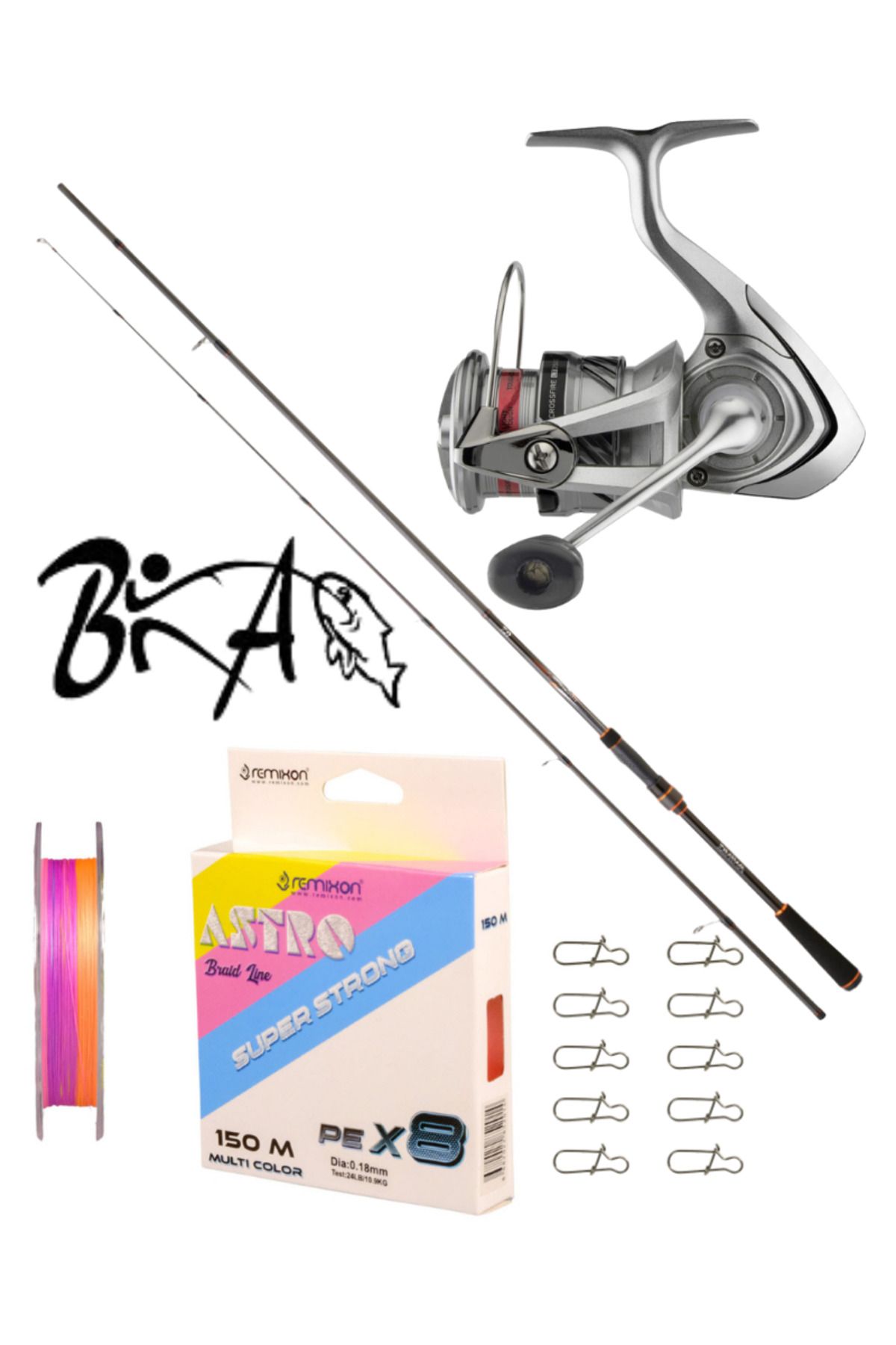 daiwa DAİWA CROSSFİRE PROFESYONEL SPİN SETİ OLTA TAKIMI