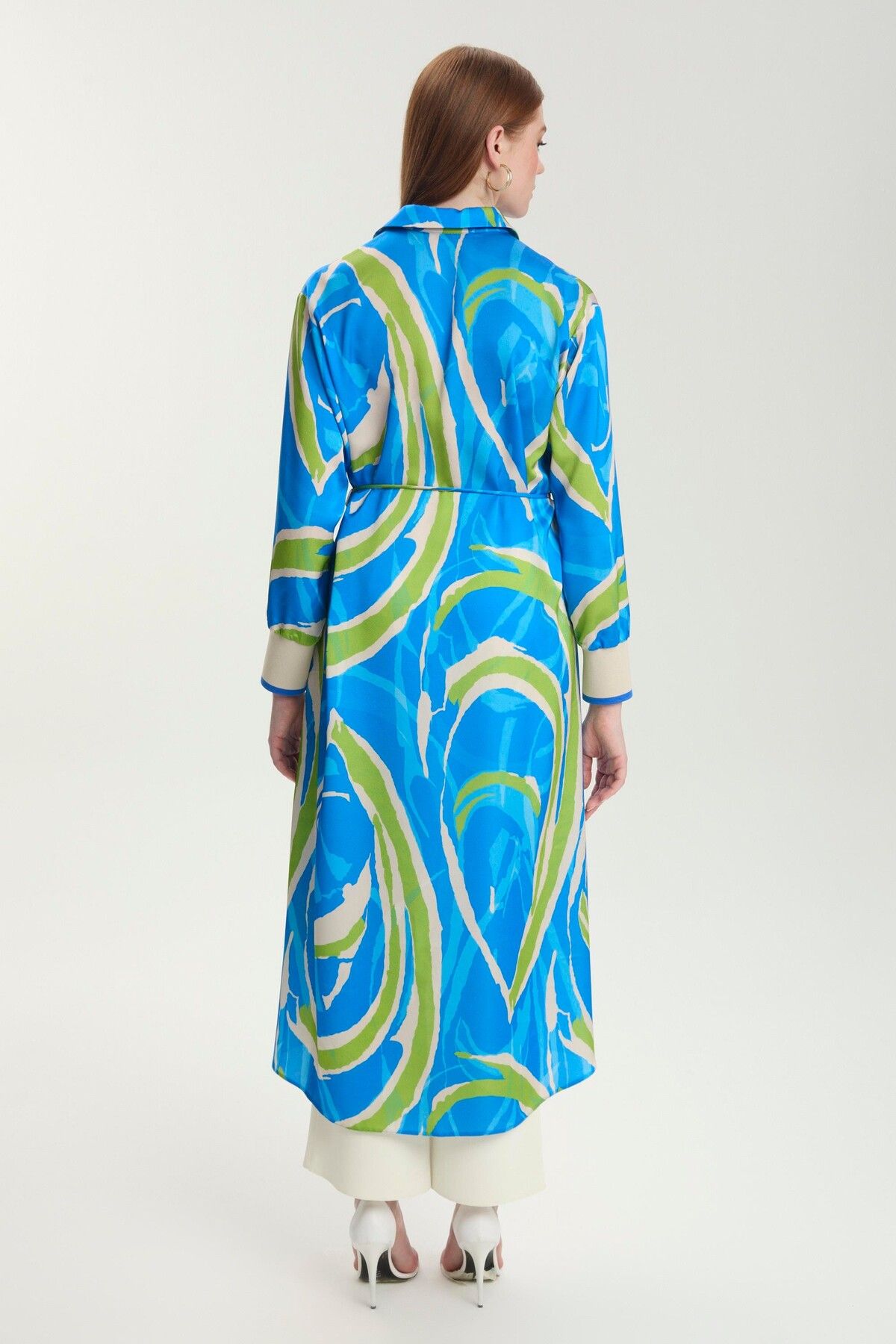 Zühre-Front Buttoned Patterned Tunic 5