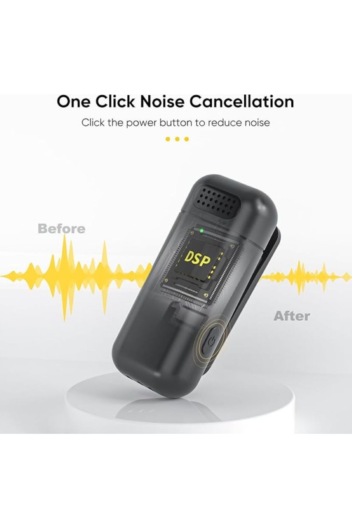 7ryms-Rimo S1 LN MFi Certified Wireless Lavalier Microphone for iPhone 14 and Less 8H Battery 3
