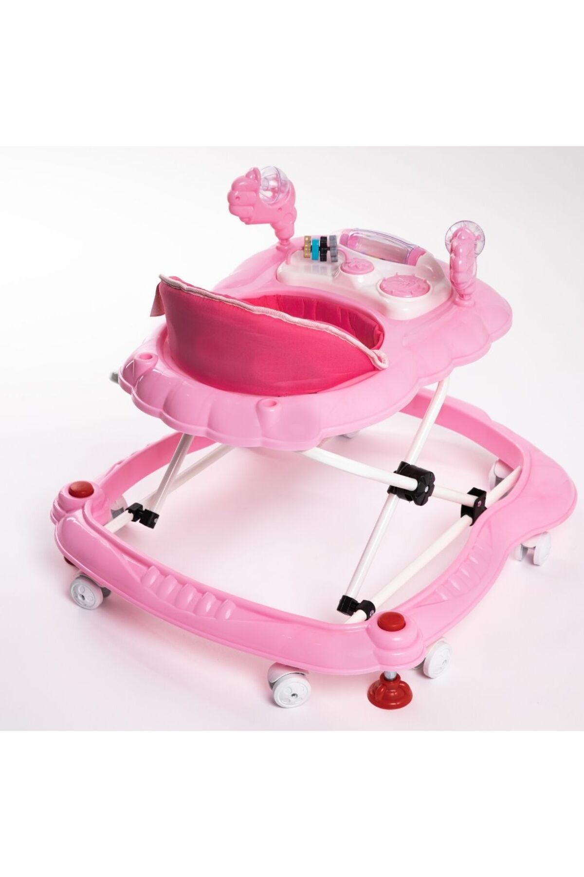TOYZZONE Yürüteç 8 Tekerlekli Oyuncaklı Katlanabilir Gri Renk Örümcek Yürüteç fotoğrafı 4 (önizleme)