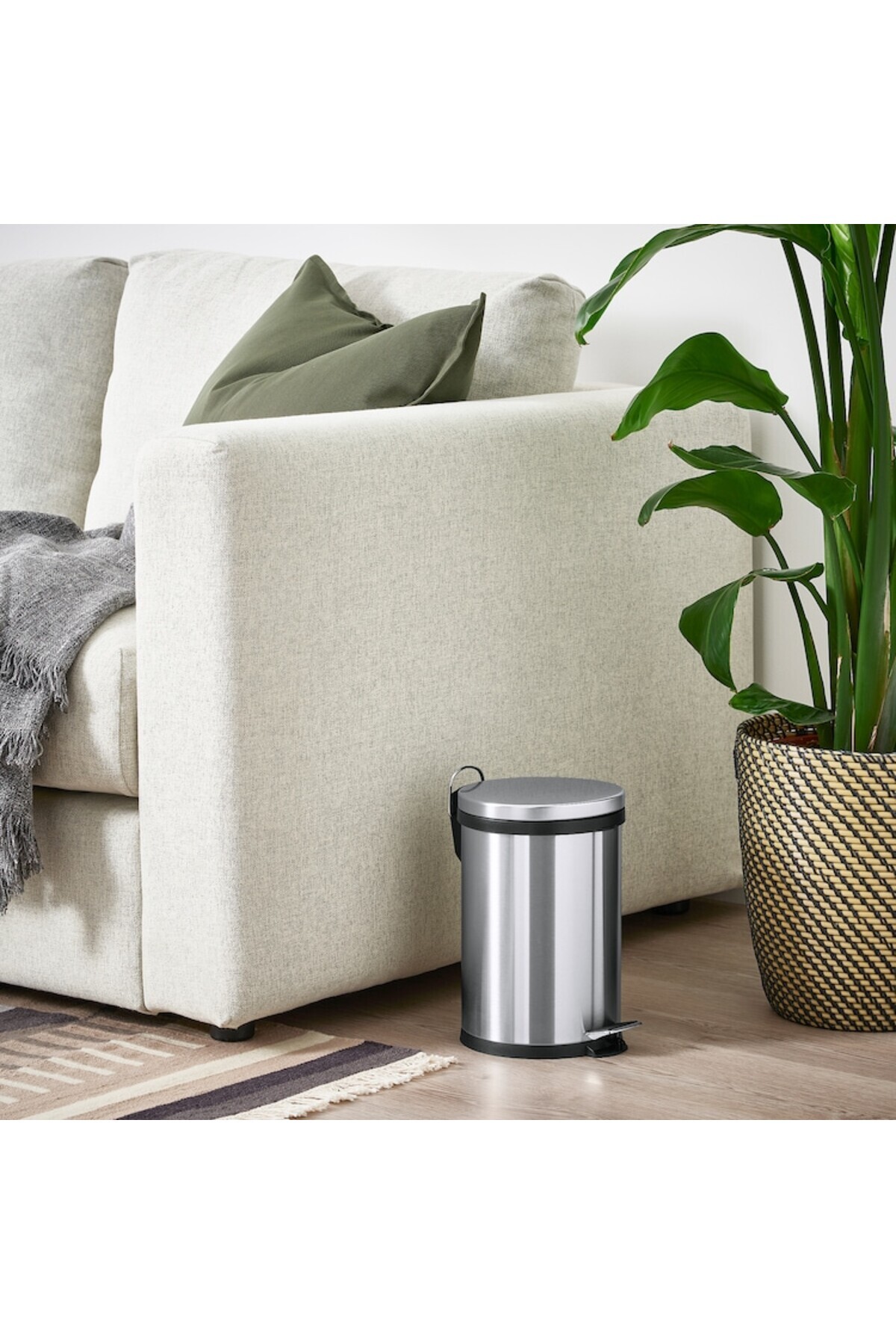 Generic-Pedal bin, stainless steel, 5 L 4