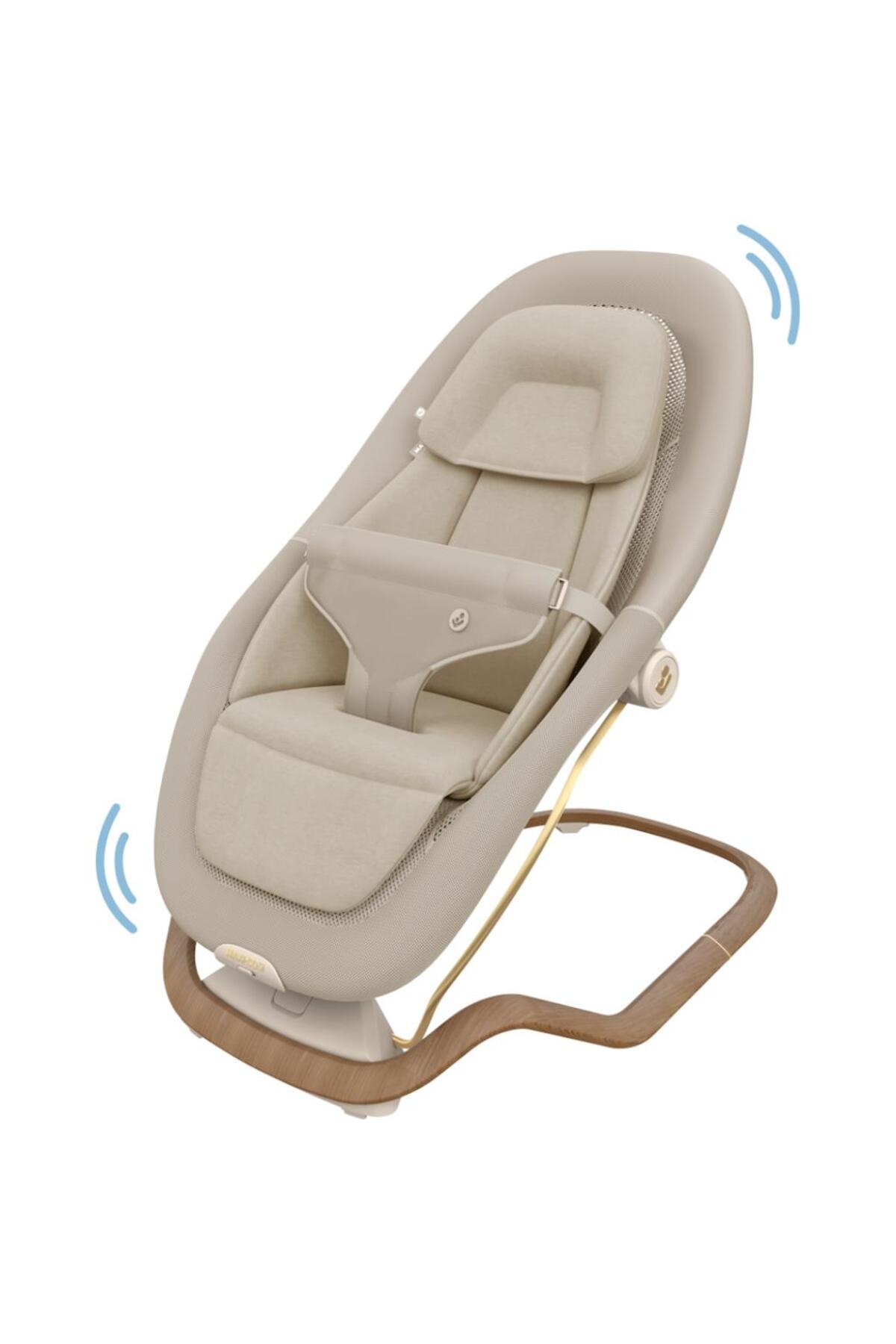 Maxi-Cosi Dove Pro Cloudsoft Titreşimli Sezgisel Sallanan Ikonik Tasarım Ev Tipi Ana Kucağı Elegance Beige fotoğrafı 5 (önizleme)