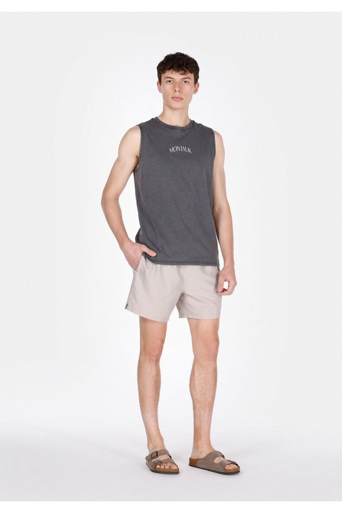 Colin's-Regular Fit Men's Anthracite Undershirt 3