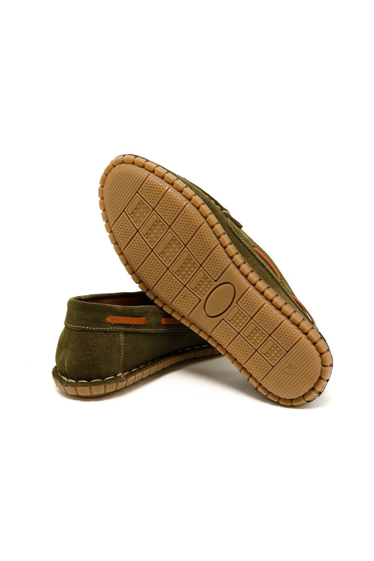 John May-Women / Girls Oxford (Classic) Rc-25Y-178-M-Shay John May Khaki Suede 6