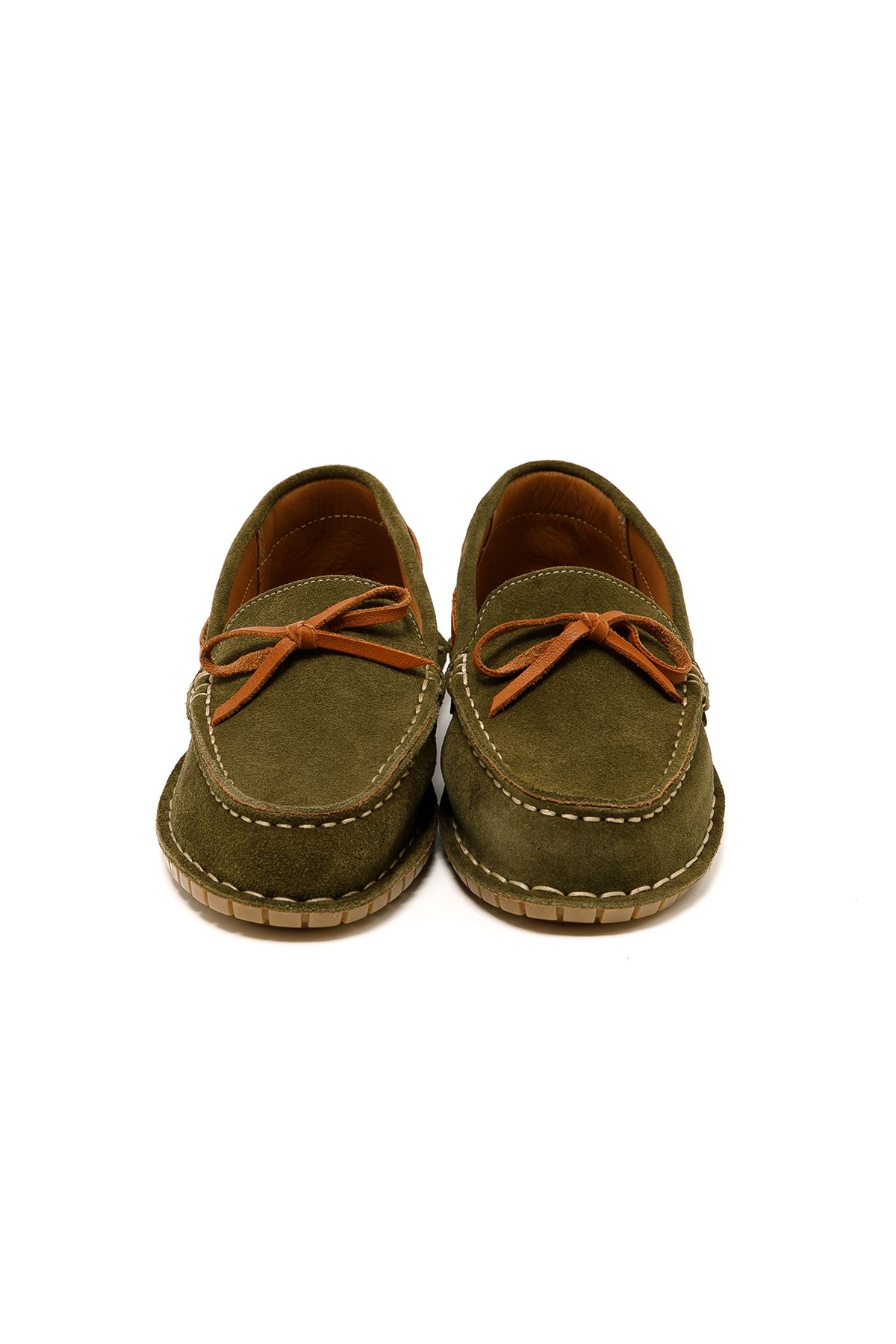 John May-Women / Girls Oxford (Classic) Rc-25Y-178-M-Shay John May Khaki Suede 4