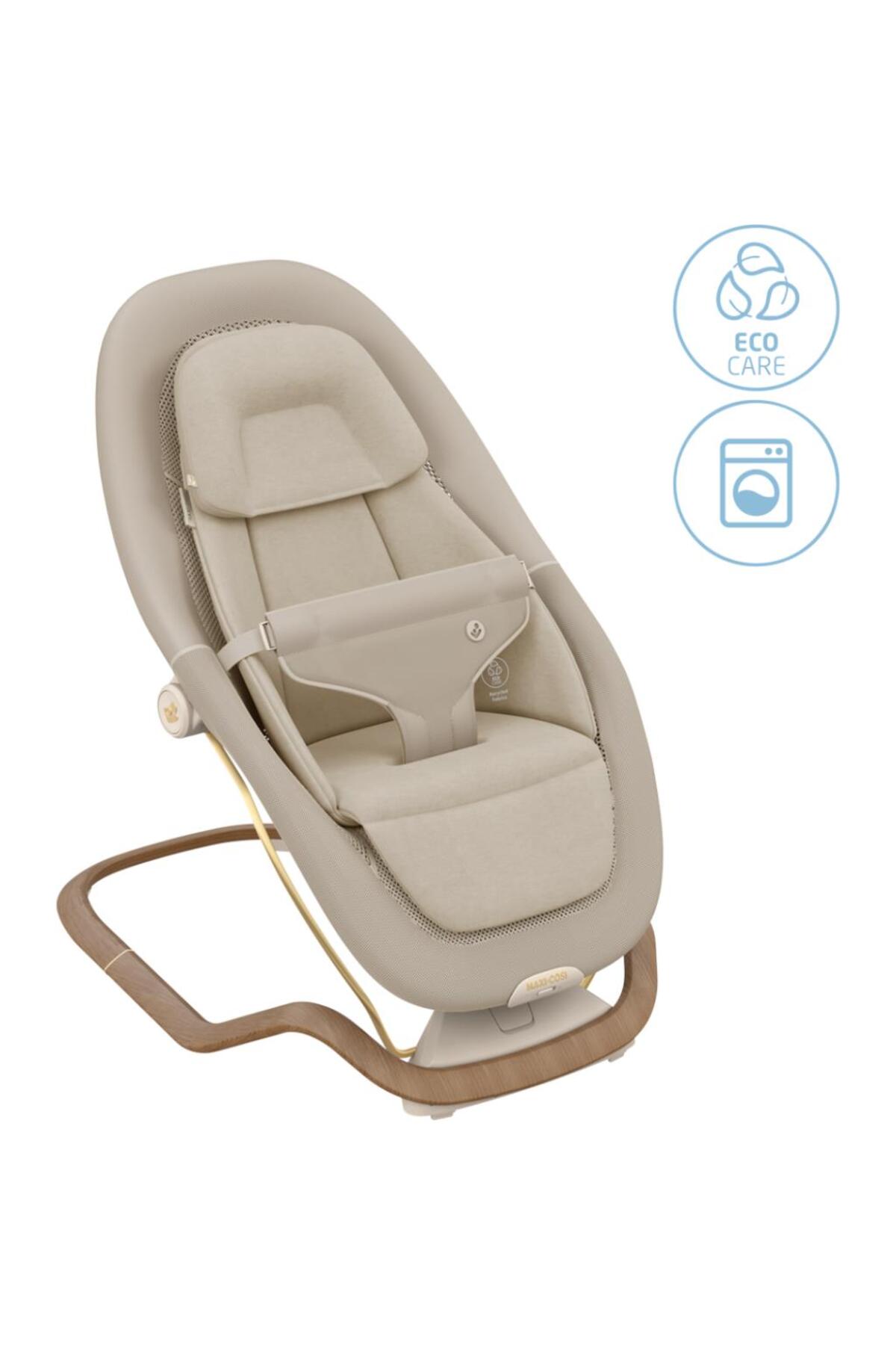 Maxi-Cosi Dove Pro Cloudsoft Titreşimli Sezgisel Sallanan Ikonik Tasarım Ev Tipi Ana Kucağı Elegance Beige fotoğrafı 3 (önizleme)
