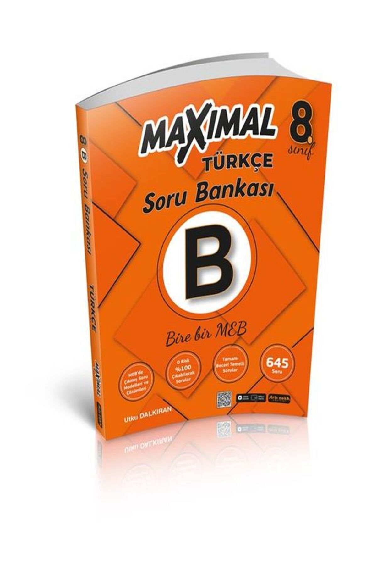 Artı Zeka Yayınları 8 Sınıf Türkçe Maximal Bire Bir MEB Soru Bankası -B-