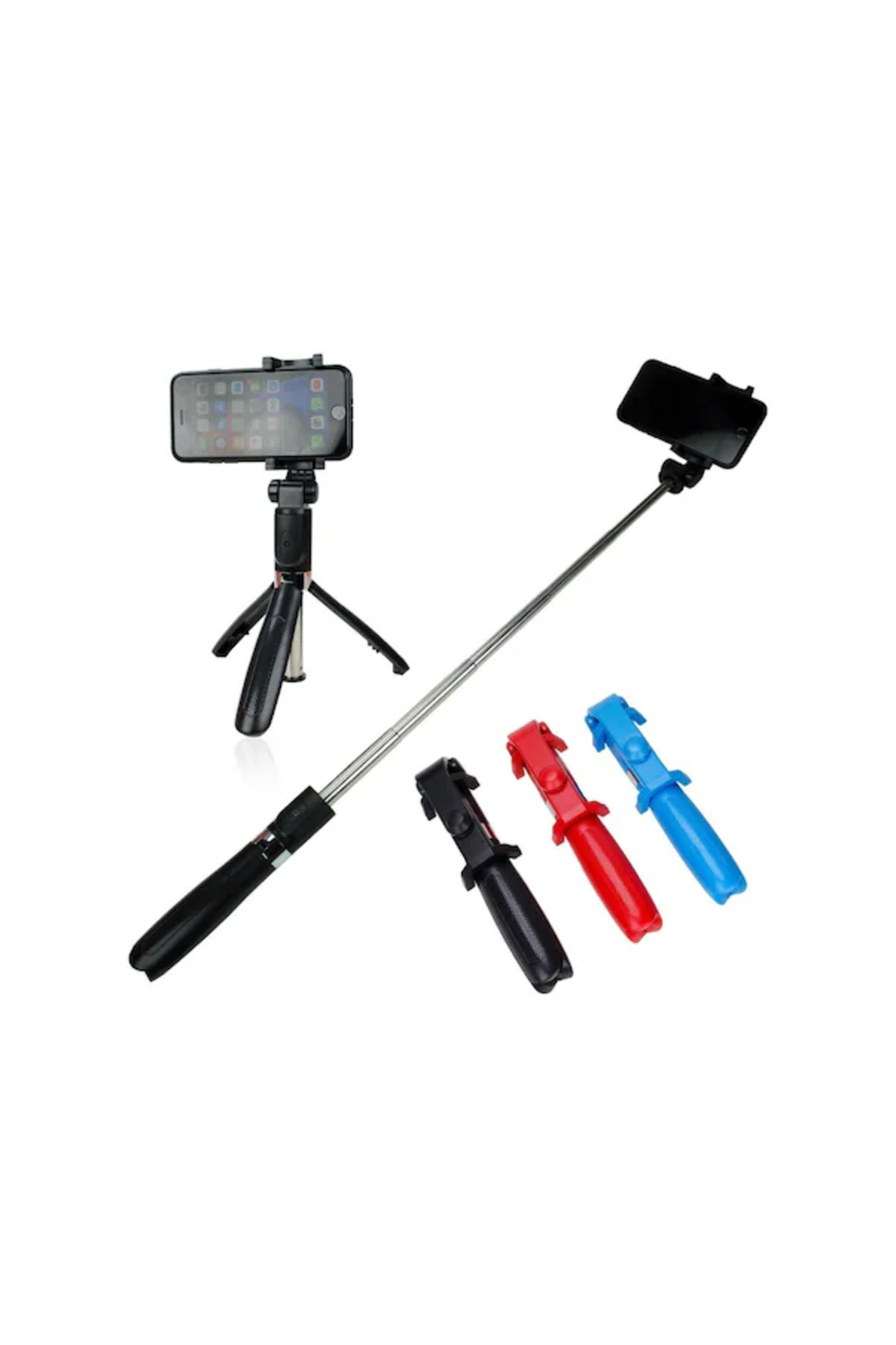L'eDoren Bluetooth Kumandalı Kablosuz Tripod Selfie Çubuğu L01