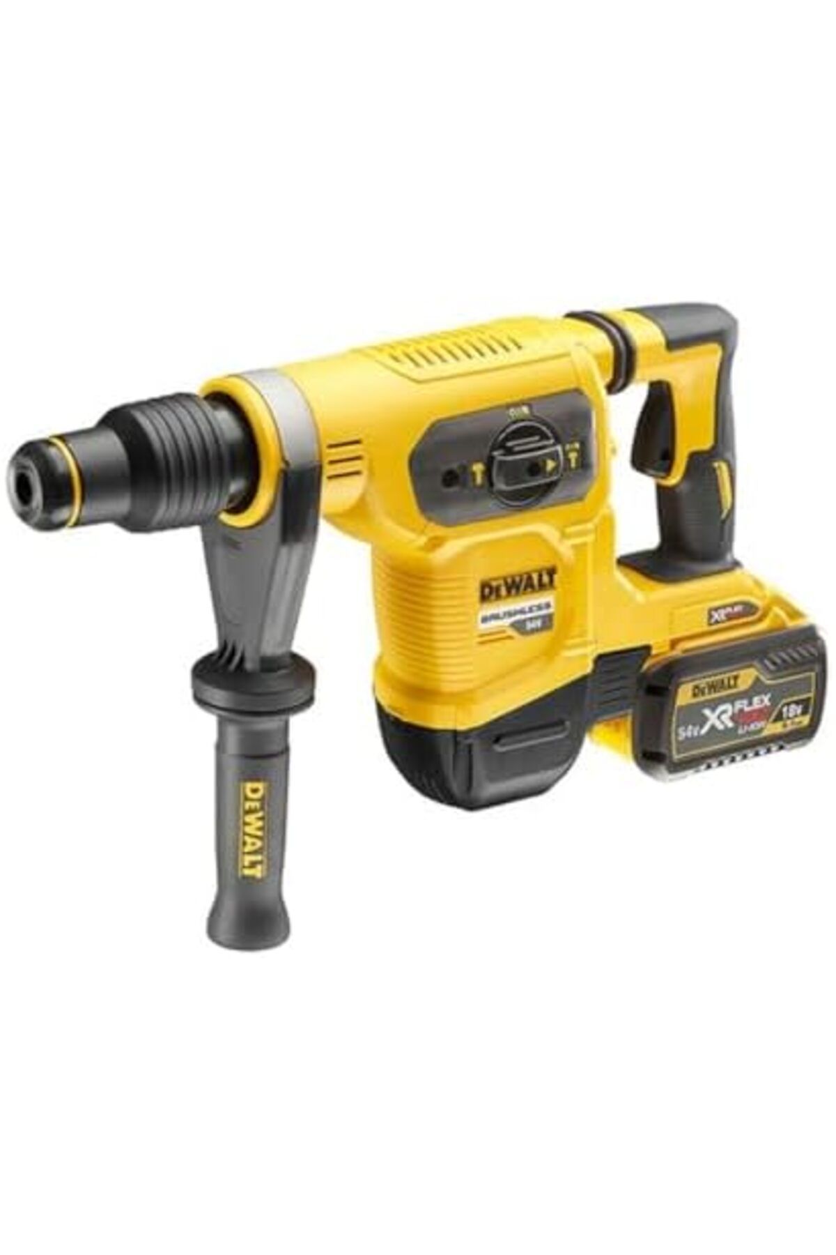 Dewalt-مطرقة هوائية إلكترونية بدون فرشاة XR FLEXVOLT DCH481X2-QW 54 فولت SDS-Max 6.1 جول 3 أوضاع مع 1