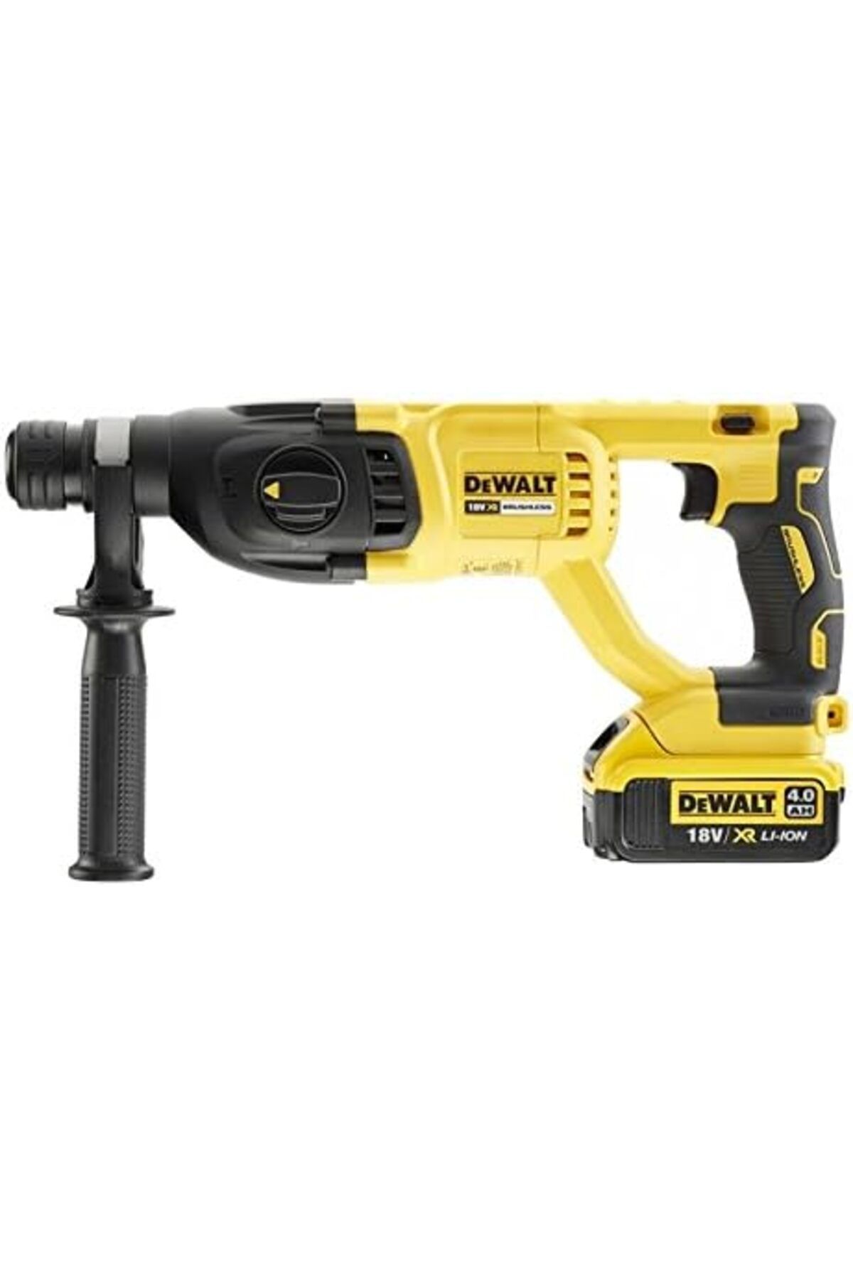 Dewalt-مطرقة لاسلكية DCH133M1 18 فولت ليثيوم أيون 26 مم SDS-Plus 3 أوضاع 2 كجم مع محرك بدون فرشاة و 1 × 4.0 أمبير في الساعة 3