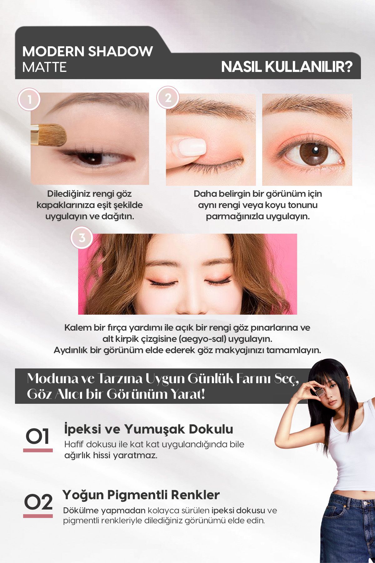 Missha-Soft Textured, Non-Spill Matte Single Eyeshadow Modern Shadow (Mpk07Sugar Drop) 3