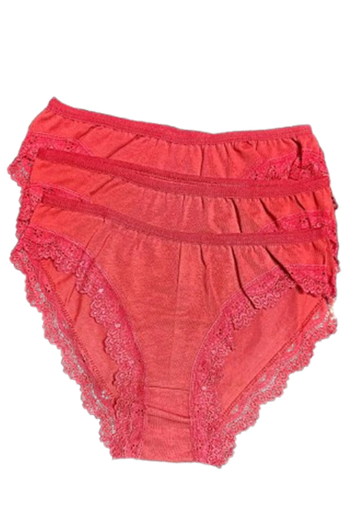 AVES-Bordó csipke bikini slip 3 részes bugyi 2